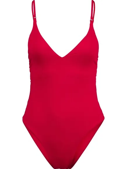 Seafolly Collective V-hals badpak rood