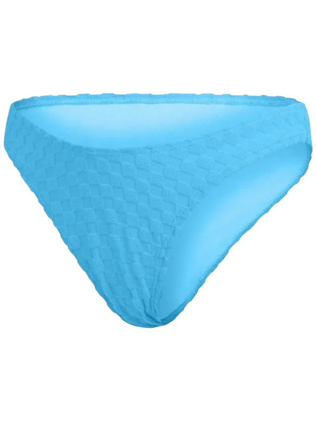 Speedo Bikinibroekjes met hoge taille van badstof voor dames (Blauw)