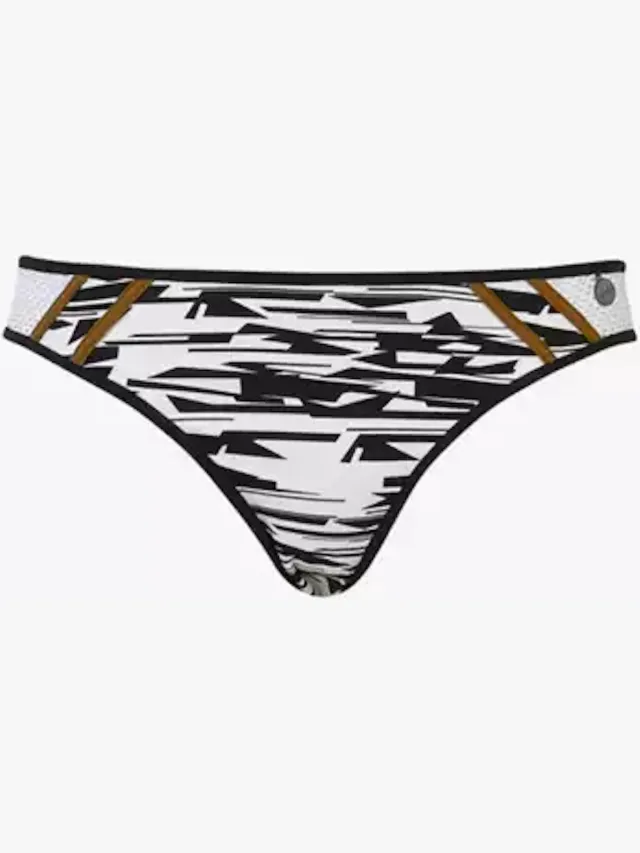 Beachlife Bikinibroekje - Fragments Zwart/Wit