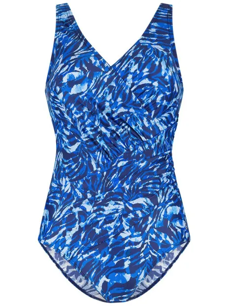 Ten Cate swimsuit soft cup shape wedstrijd badpak dames Blauw