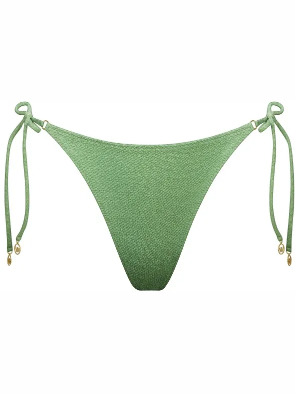 WATERCULT Women's Swimsparkle Side-Tied Bikini Bottoms - Bikinibroekje, groen