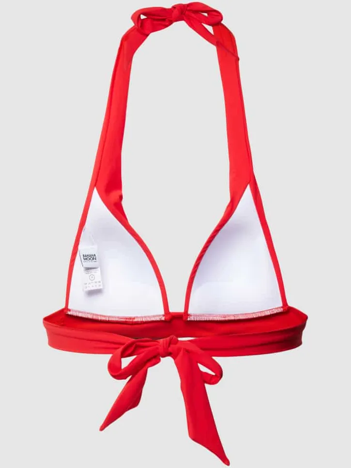 banana moon Bikinitop met voorgevormde cups, model 'MAHO SPRING' rood, foto 2