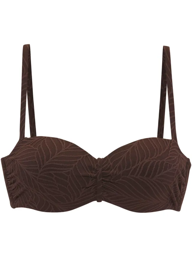 bandeaubikinitop met beugel bruin, foto 2