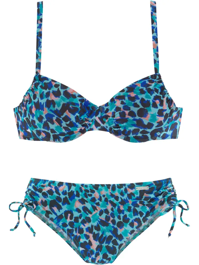 beugelbikini turquoise, foto 2