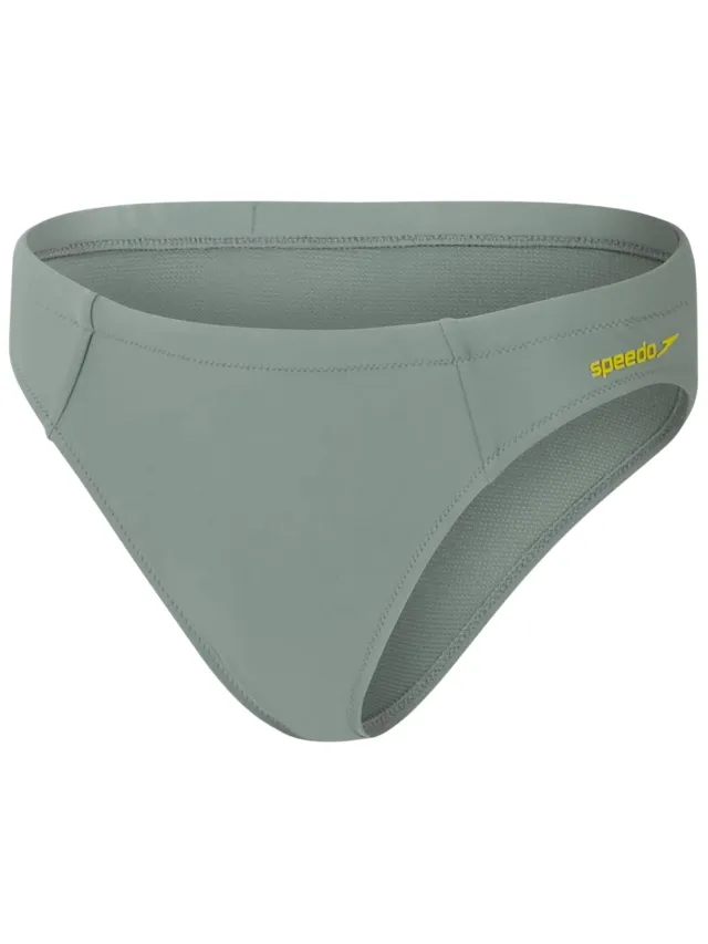Speedo Dames Logo Hoge Been Bikini Onderbroek (Groen), foto 2