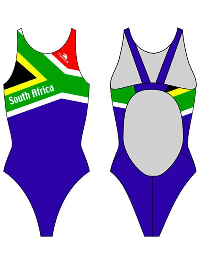 Turbo South Africa Pro Resist Zwemkleding Blauw M Vrouw Green / Black