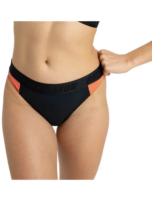 Roxy Active Cb Moderate Bikinibroekje Zwart XL Vrouw Anthracite