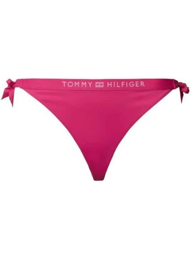 Tommy Hilfiger Dames/Dames Effen Bikinibroekje met Taillebandprint (Roze), foto 2