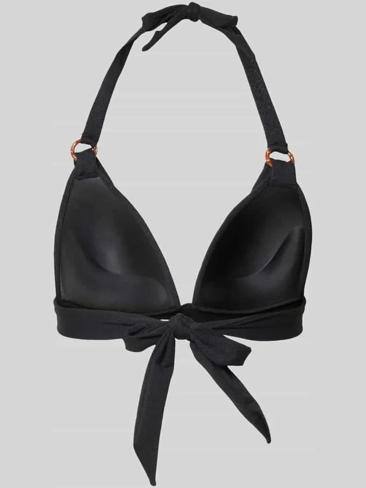banana moon Bikinitop met Labeldetail Model 'MAHO' zwart, foto 2