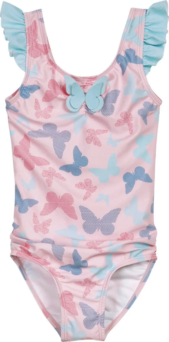 Playshoes UV - Werend - Badpak - Roze - Vlinders