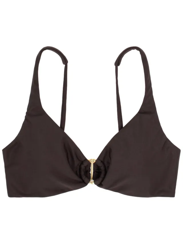 Sam Friday Swash niet-voorgevormde push-up bikinitop donkerbruin, foto 2