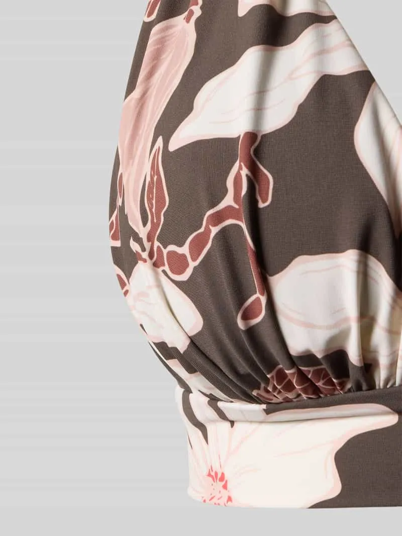 Barts Bikinitop met halter model 'Camolo' middenbruin, foto 3