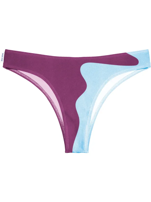 Sea'sons Bikini Broekje Dames - Kleurveranderend - Cherry-Blauw