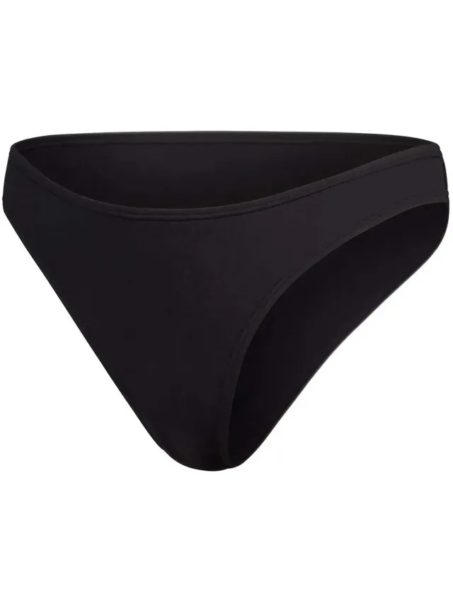 Speedo Solid Scoop Bikinibroekje Zwart 2XS Vrouw Anthracite