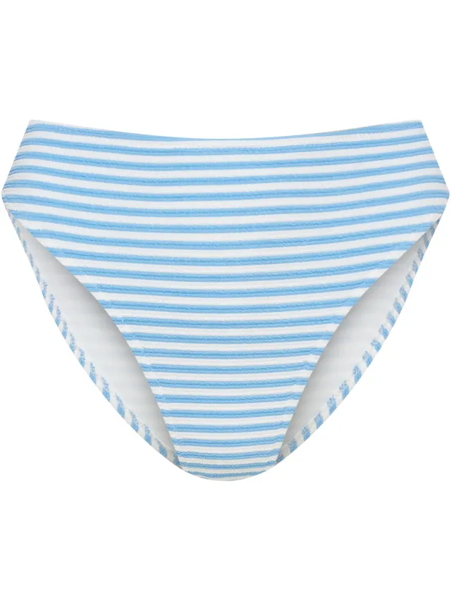 ESOTIQ BLOOVII Santorini - Bikinibroekje - Lichtblauw-wit gestreept Lichtblauw;Wit