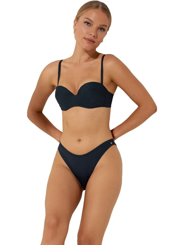 Lisca Sardinia bikinibroekje zwart Blauw