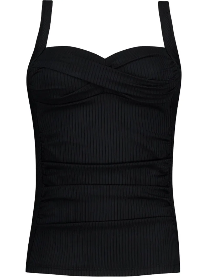 Cyell voorgevormde tankini bikinitop zwart, foto 2