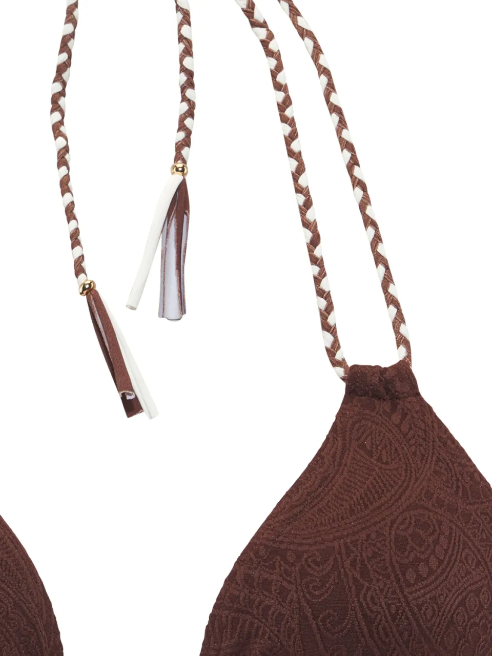 triangelbikinitop bruin, foto 2