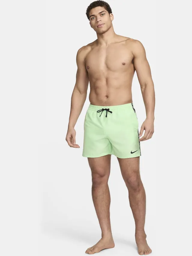 Nike zwemshort tape logo groen