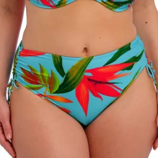 Fantasie Pichola high waist bikinibroekje turquoise Versch.kleure/Patroon
