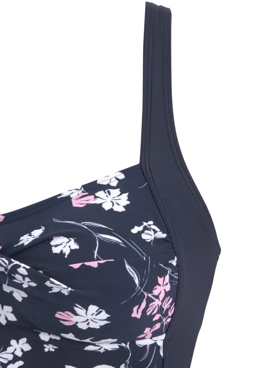 badpak marine met bloemenprint, foto 3