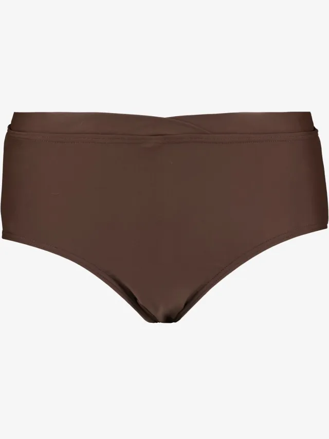 Osaga dames high waist hipster bikinibroekje bruin