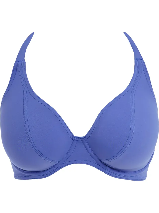 Freya Jewel Cove UW Halter Bikini Top Dames Bikinitopje - Maat 70G (EU) blauw