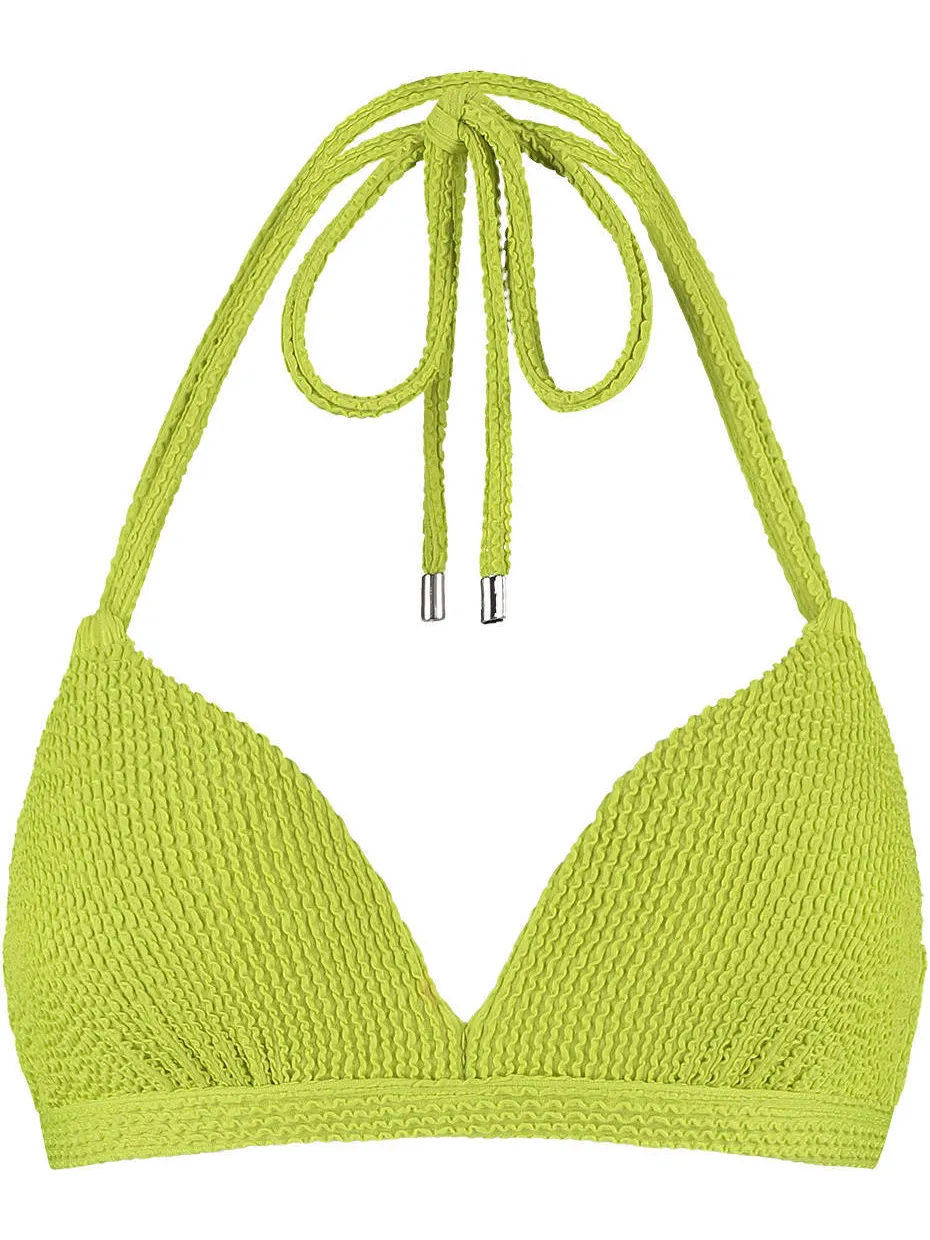 Beachlife halter bikinitop lichtgroen, foto 2