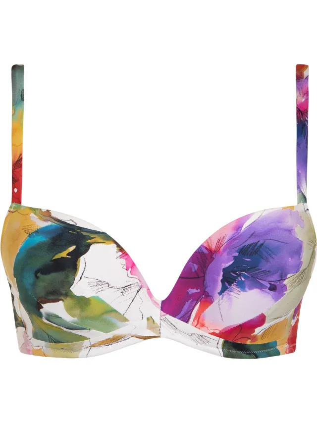 Lisca ROMA push-up-bikinitop Wit