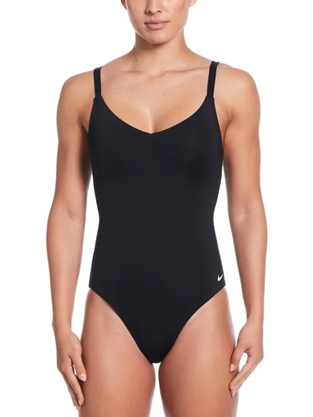 Nike Dames badpak - Vrouwen - 001 Black