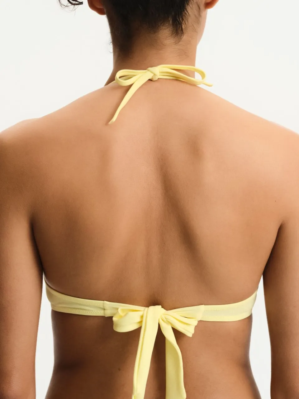 Penti Gevoerde Halter Ondersteunende Bikini Top geel, foto 2