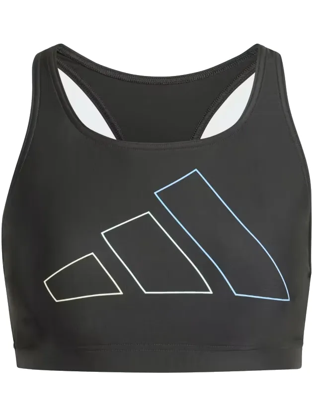Adidas Big Bars Bikinitop dames Zwart