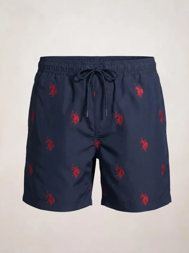 U.S. Polo Assn. zwembroek donkerblauw