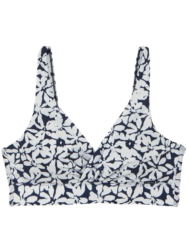 Regatta Dames/Dames Paloma Groot Gebloemd Bikinitopje (Marine, Wit) Marineblauw
