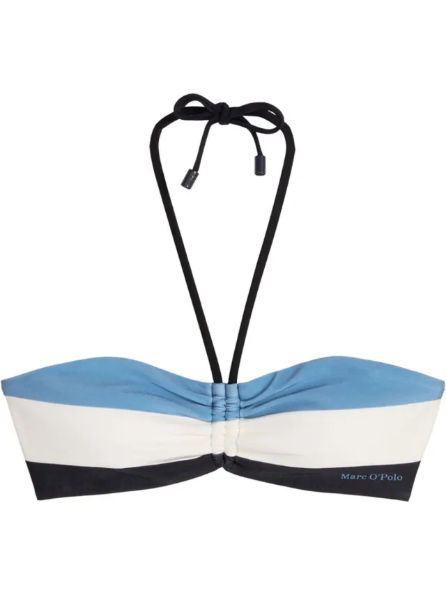 Marc O'Polo Bikinitop met halter Donkerblauw