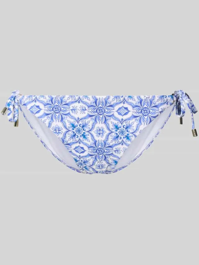Joop! Bikinibroekje met zijwaartse vetersluiting model 'MURI BEACH' Blauw