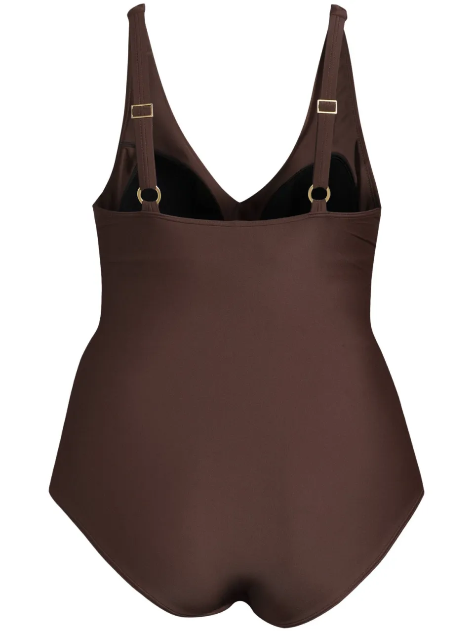 BEACHWAVE Curve corrigerend badpak met voorgevormde cups - donkerbruin, foto 3