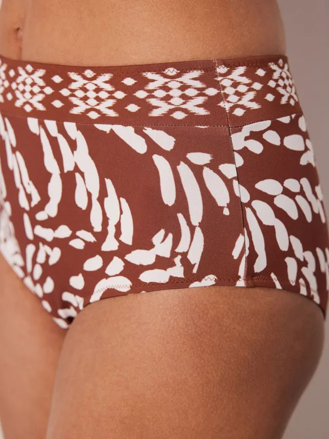Penti Hoge Taille Abstracte Print Bikini Onderstukken veelkleurig, foto 2