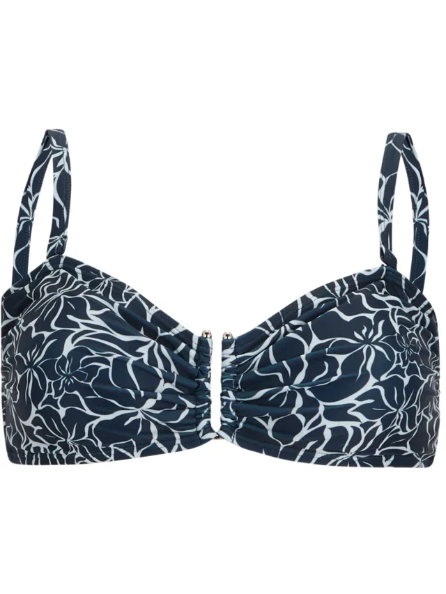 Regatta Dames Aceana III Floral Paradise Bikinitop (Marineblauw)