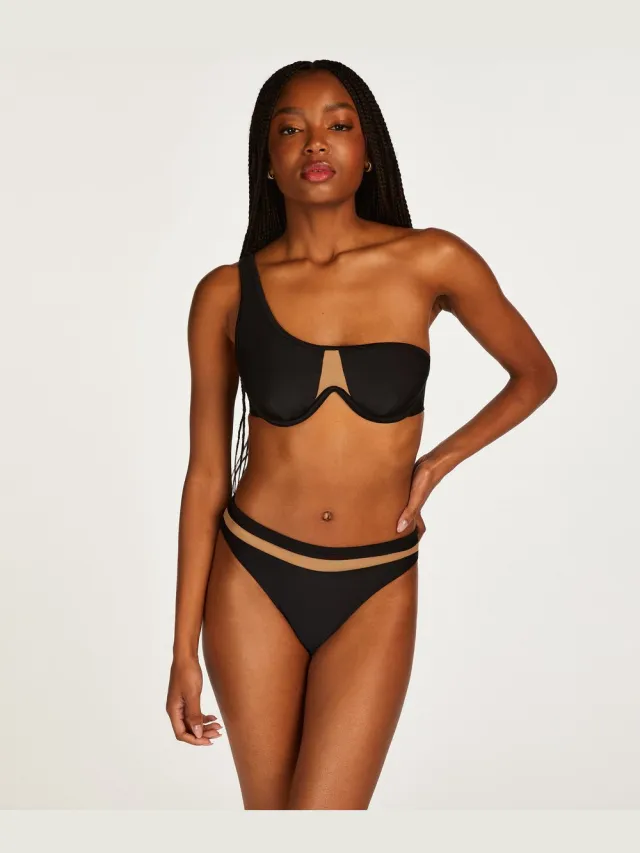 Hunkemöller Dames Badmode Bikinibroekje Belize - Zwart