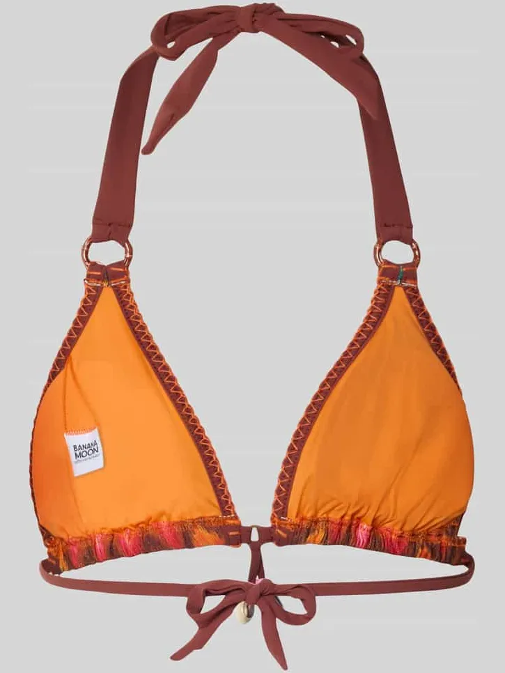 banana moon Bikinitop met rijgveter Sluiting (bovenstuk) Model 'LIKO' oranje, foto 2