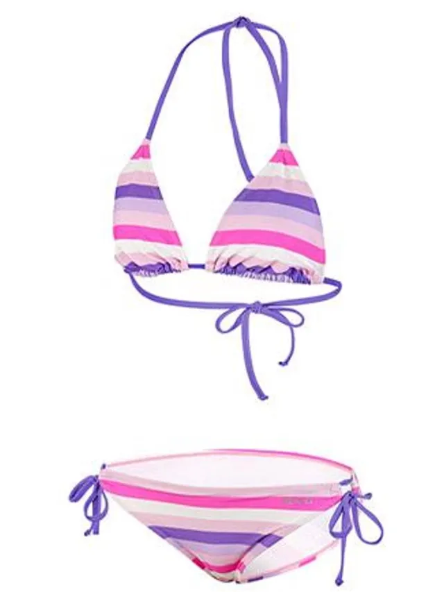 Beco Fresh Stripes Triangle Bikini | Pink - 40 Meerkleurig