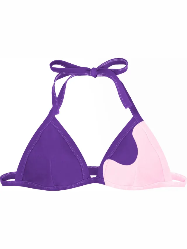 Sea'sons Bikini Top Dames - Kleurveranderend - Paars-Roze