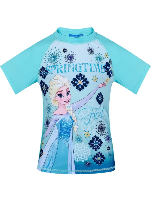 Disney Frozen Zwemshirt - UV 50+ - Turquoise
