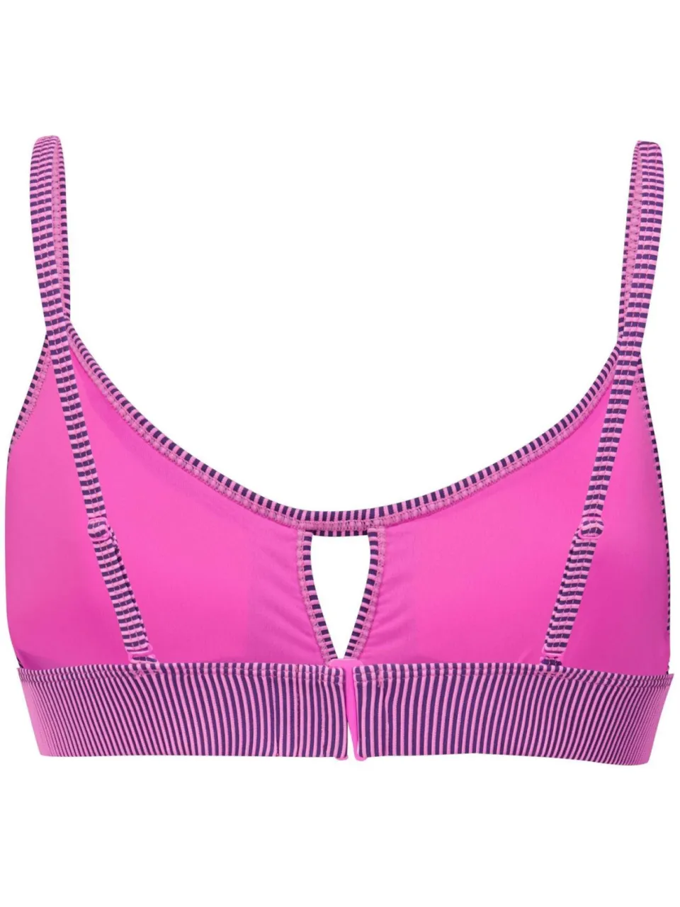 Puma Dames/Dames Peek A Boo Stripe Bikinitop (Roze), foto 2