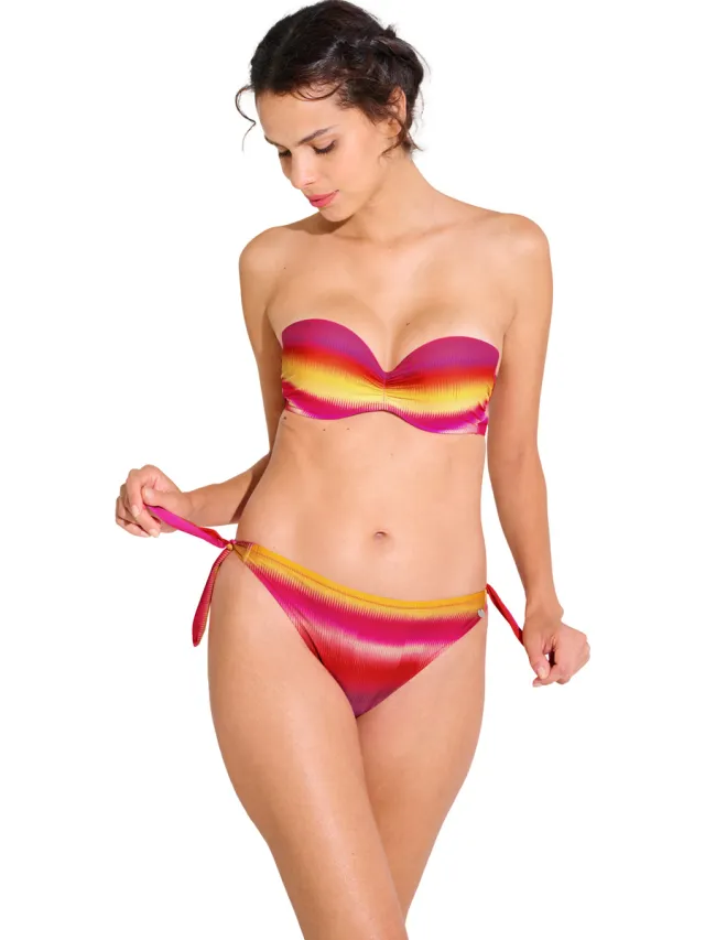 Lisca OSAKA bikinitop met strikjes roze