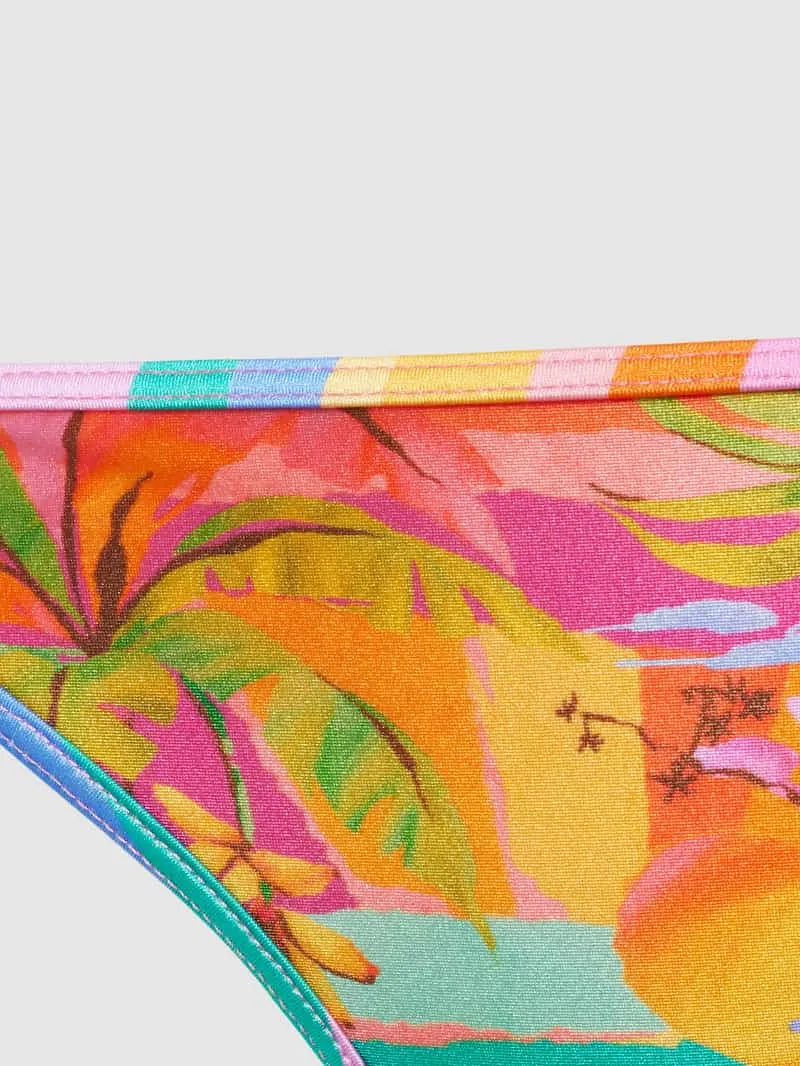 banana moon Bikinislip met all-over motief, model 'YAMA' roze, foto 3