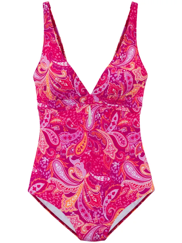 badpak roze paisleyprint, foto 2