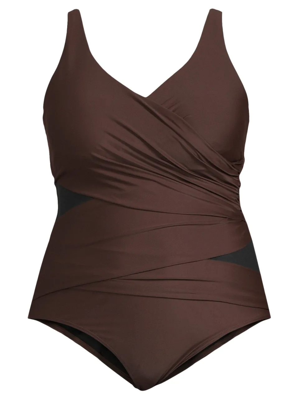 BEACHWAVE Curve corrigerend badpak met voorgevormde cups - donkerbruin, foto 2