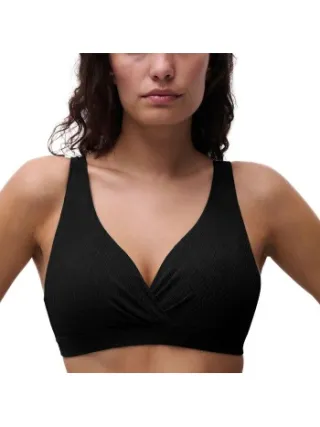 Femilet Navarino Padded Bikini Top Zwart,Groen